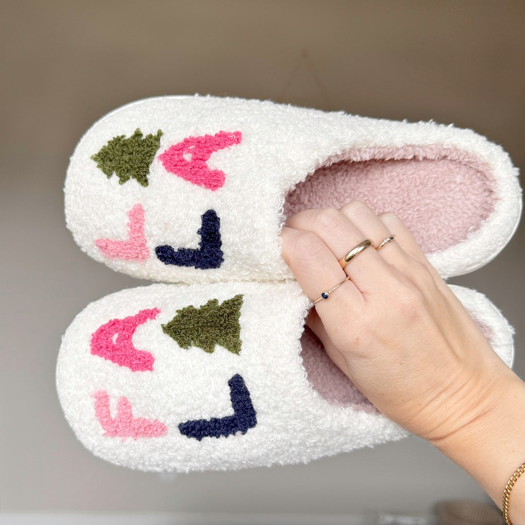 Falalala Christmas Slippers