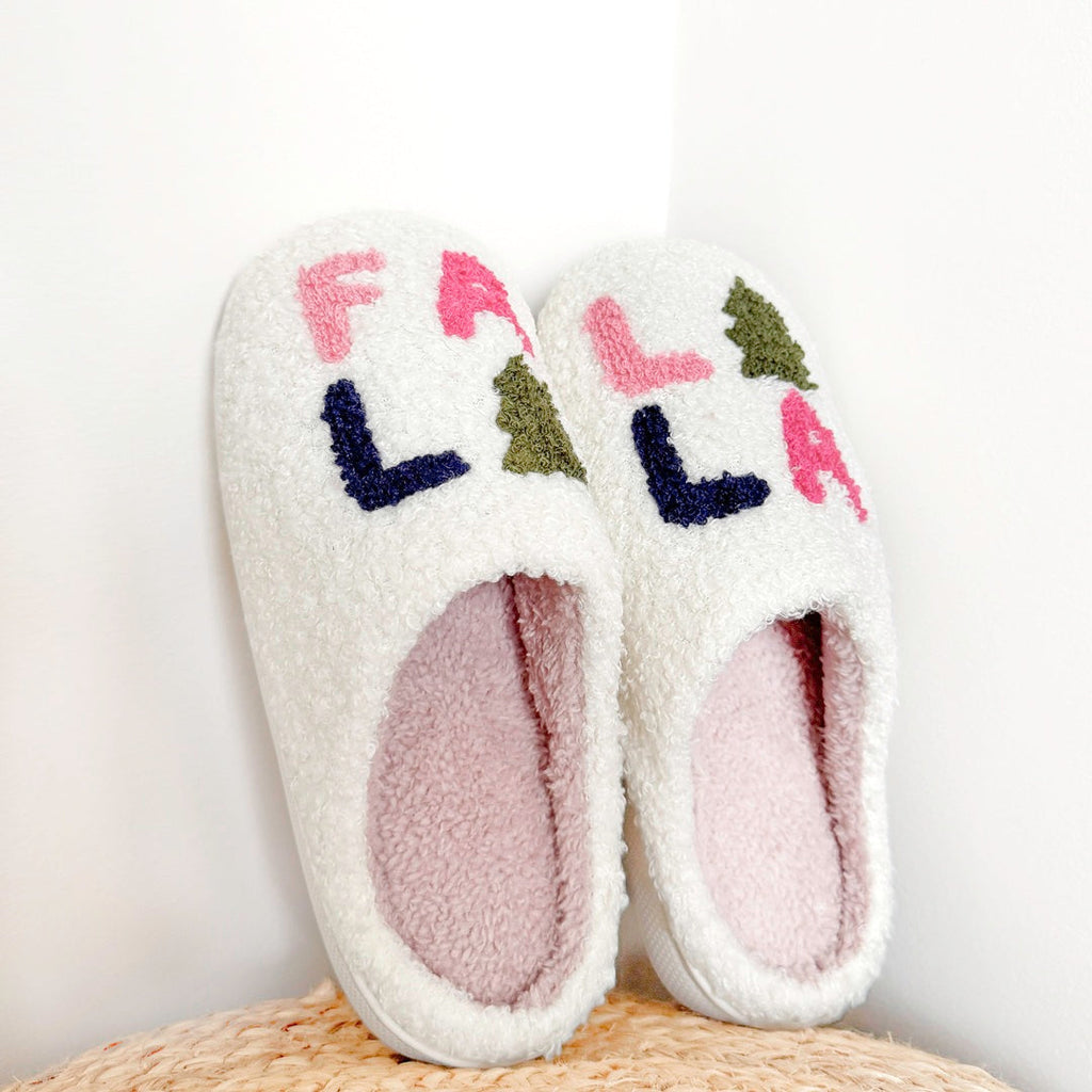 Falalala Christmas Slippers
