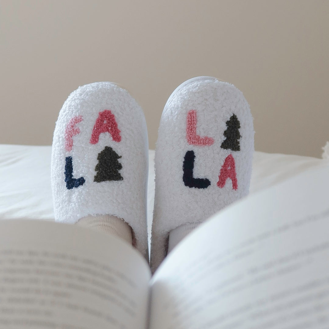 Falalala Christmas Slippers